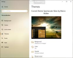 Official Download Mirror for Spectacular Skies Theme