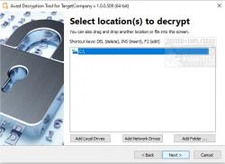 Official Download Mirror for Avast Decryption Tool for TargetCompany