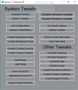 Official Download Mirror for Windows 11 Debloater GUI