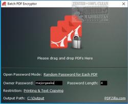 Official Download Mirror for Batch PDF Encryptor