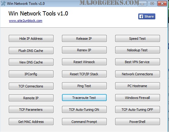 Download Win Network Tools - MajorGeeks