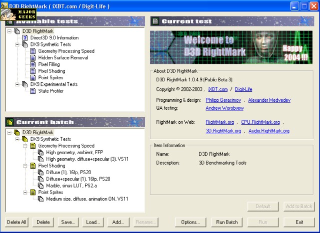 D3d Download Download D3D RightMark Beta 4 (Version 1.0.5.0) - MajorGeeks