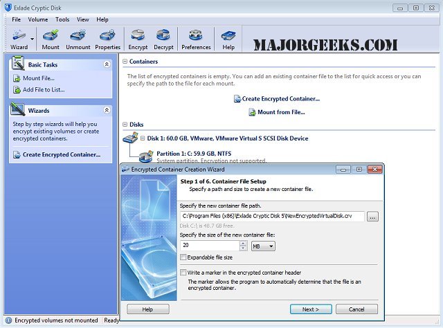 Cryptic Software Download Cryptic Disk 5.3.2 - MajorGeeks
