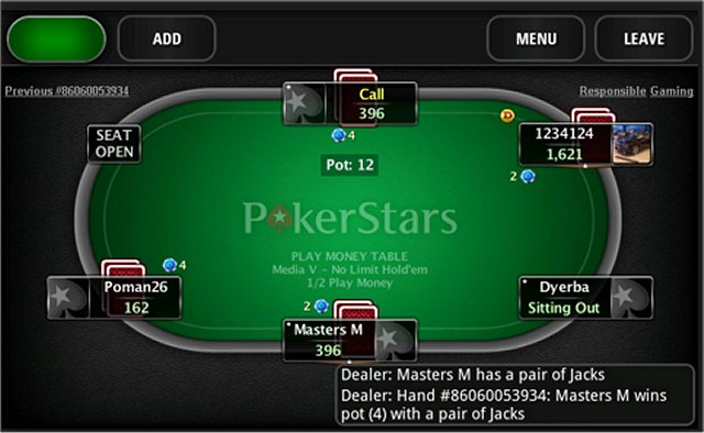 Poker Mobile - Jogos de Poker e Apps Grátis de iPhone®, iPad®, Android™ -  PokerStars