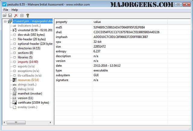 pestudio mac pestudio mac