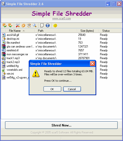 easy file shredder easy file shredder