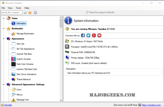 Winaero Tweaker 1.55 download the last version for mac Winaero Tweaker 1.55 download the last version for mac