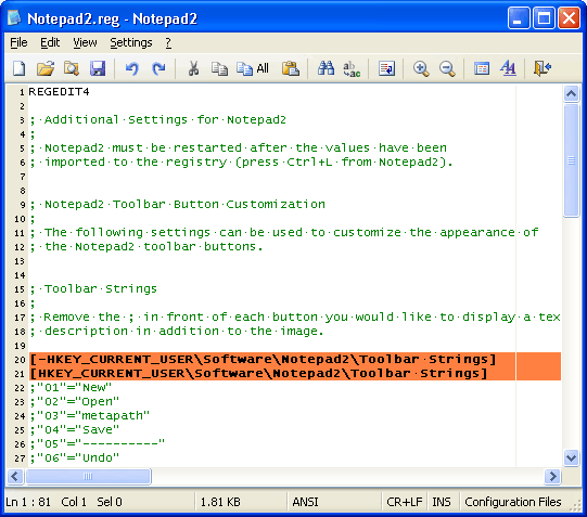 Download Notepad2 - MajorGeeks