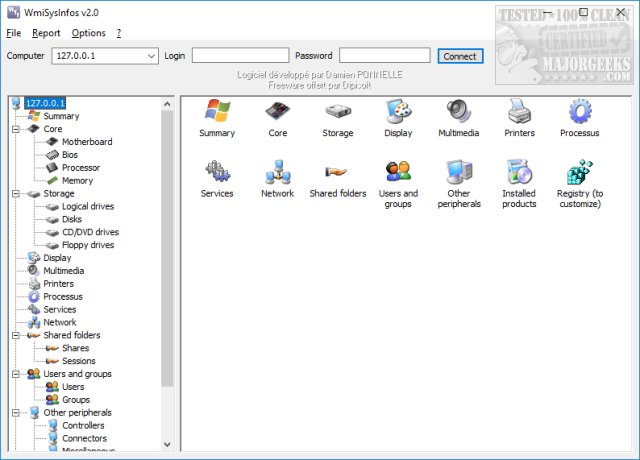 Download WmiSysInfos 2.0 - MajorGeeks