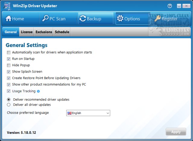 how to uninstall winzip driver updater windows 10