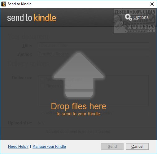 Download Send To Kindle For PC MajorGeeks