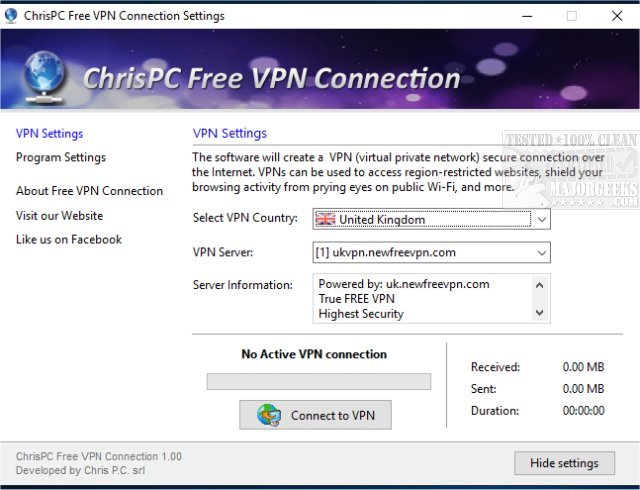 ChrisPC Free VPN Connection 4.06.15 for ios download ChrisPC Free VPN Connection 4.06.15 for ios download