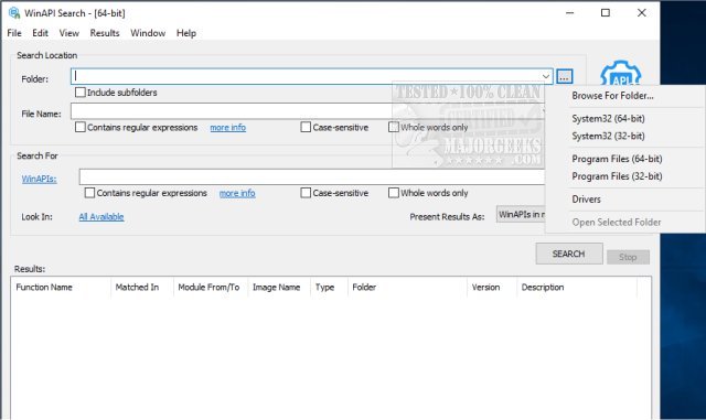 Download WinAPI Search - MajorGeeks