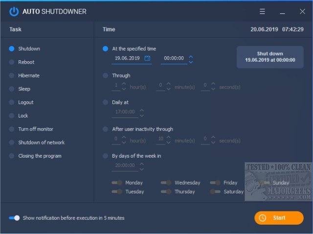 Download Auto Shutdowner - MajorGeeks