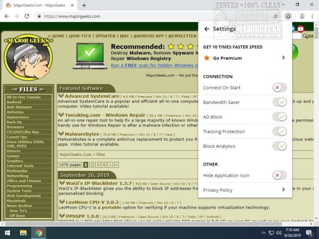 DotVPN for Chrome