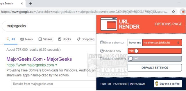 Download url render for Chrome and Edge - MajorGeeks