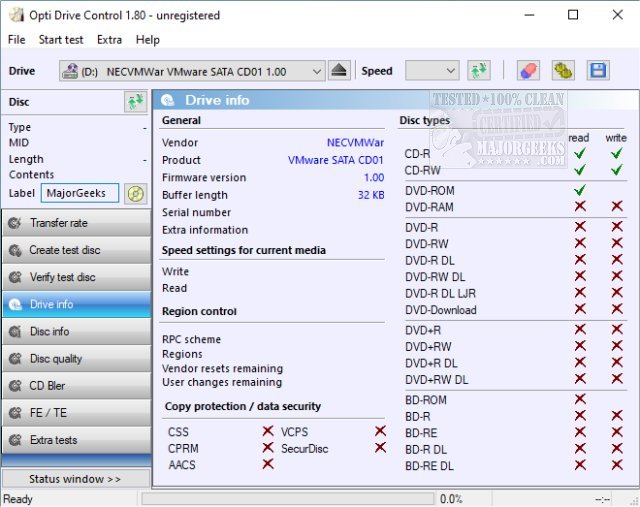 Download Opti Drive Control 1.80 - MajorGeeks