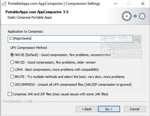 Download Download PortableApps.com AppCompactor – MajorGeeks