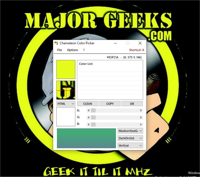Download Chameleon Color Picker - MajorGeeks