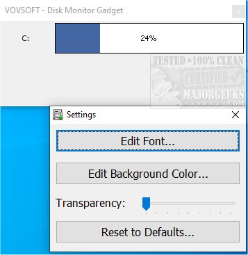 Disk Monitor Gadget 1.6 full