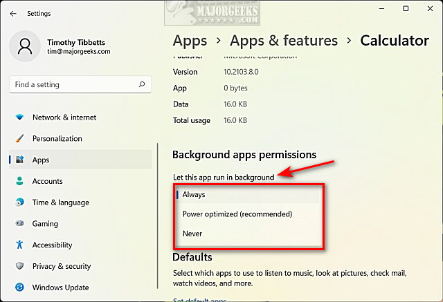 Download Disable Background Apps in Windows 11 - MajorGeeks