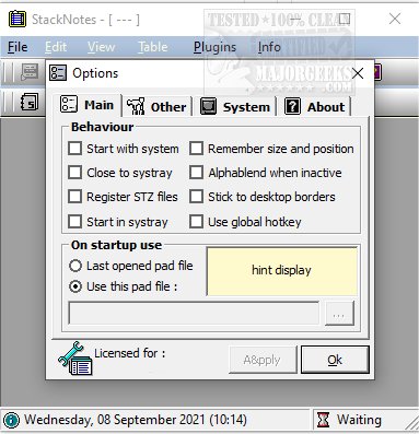 Download StackNotes - MajorGeeks