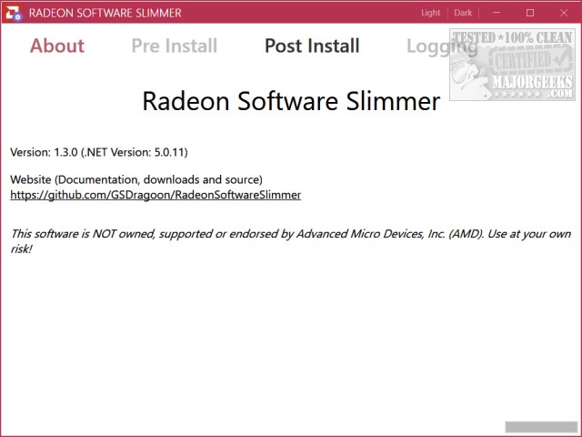 Radeon Software Slimmer 1.12.0 full