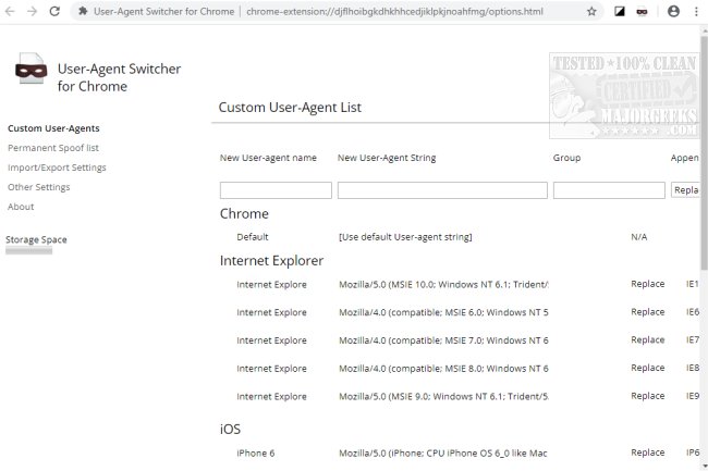 Download Download User-Agent Switcher for Chrome