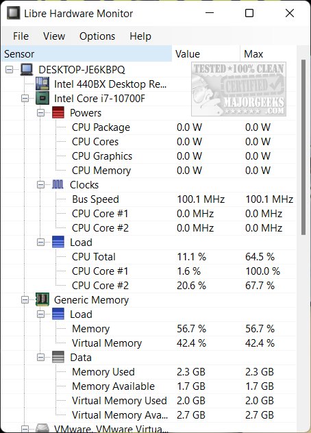 Download Download Libre Hardware Monitor – MajorGeeks