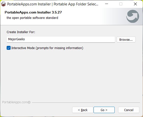 Download Download PortableApps.com installer – MajorGeeks