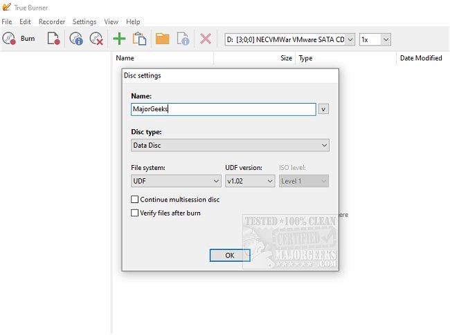 instal the new version for apple True Burner Pro 9.6