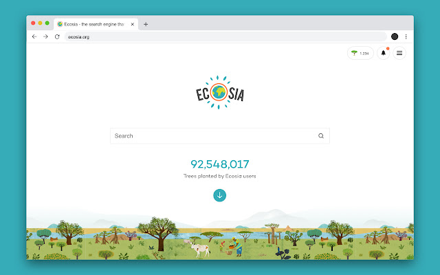 Download Ecosia – a search engine that plants trees 6.0.3