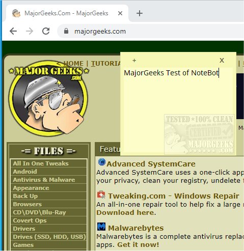 Notebot Web Download NoteBot 1.6 - MajorGeeks