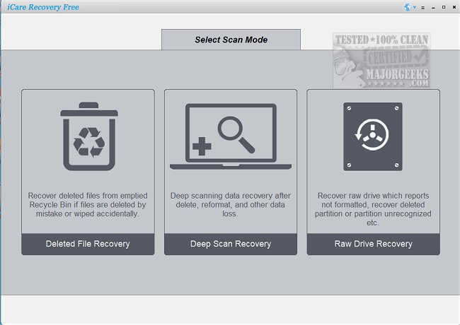 Download iCare Data Recovery Software - MajorGeeks