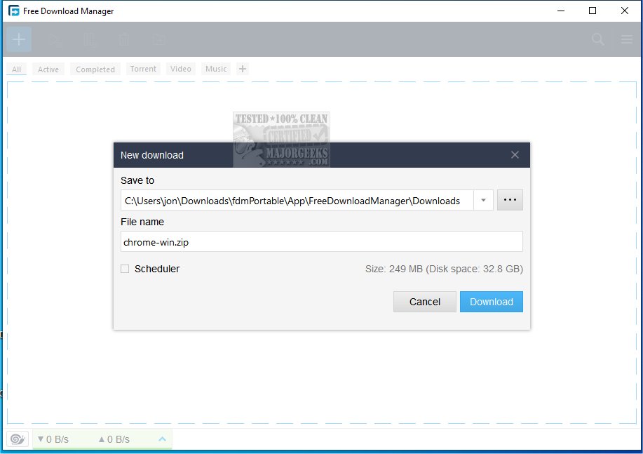 Download Download fdmPortable (FDM Free Download Manager Pro)