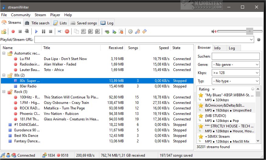 Download streamWriter 6.0.1.1157 - MajorGeeks