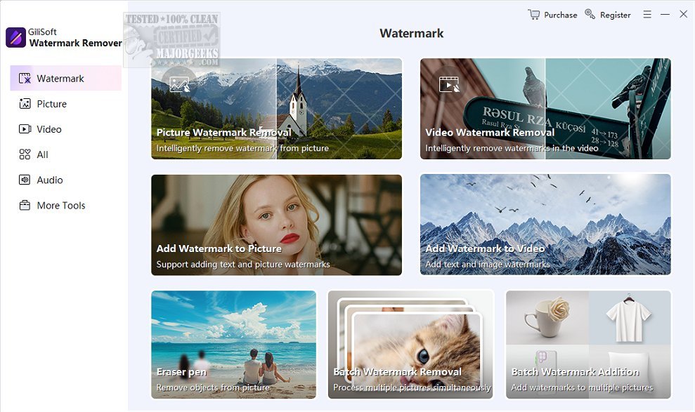 Download GiliSoft Watermark Remover 9.0.0 - MajorGeeks