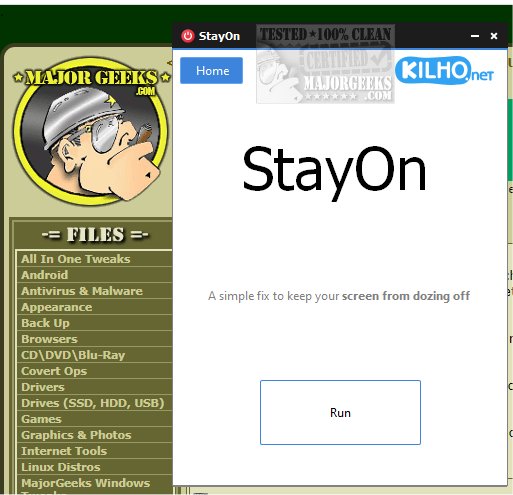Download StayOn 1.0.2 - MajorGeeks