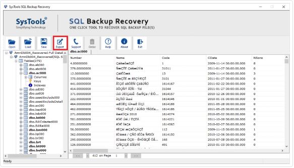 Download SysTools SQL Backup Recovery Tool - MajorGeeks