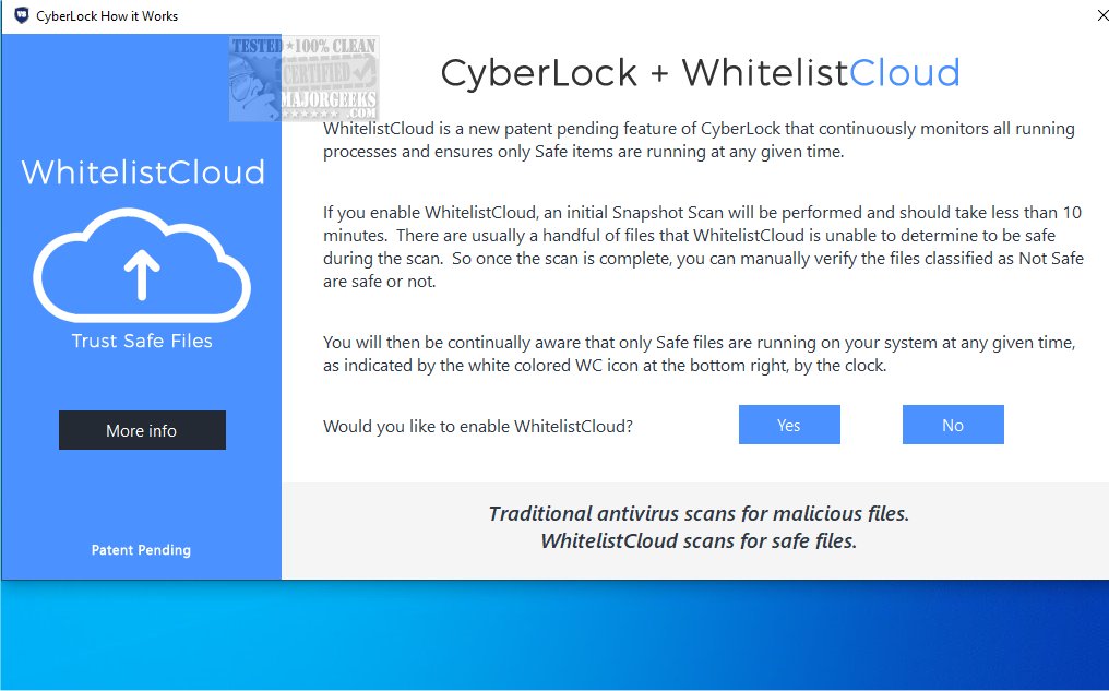 Download CyberLock (formerly VoodooShield) 8.02 - MajorGeeks