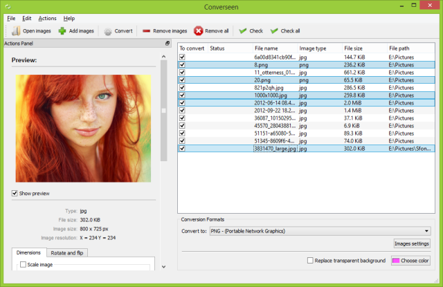 Converseen Screenshot