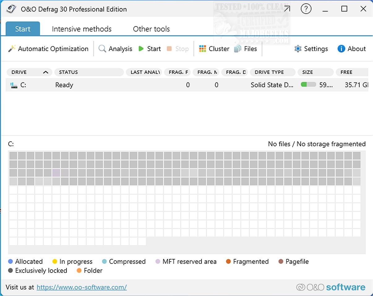 Download O&O Defrag Professional Edition 31.3.26064 - MajorGeeks