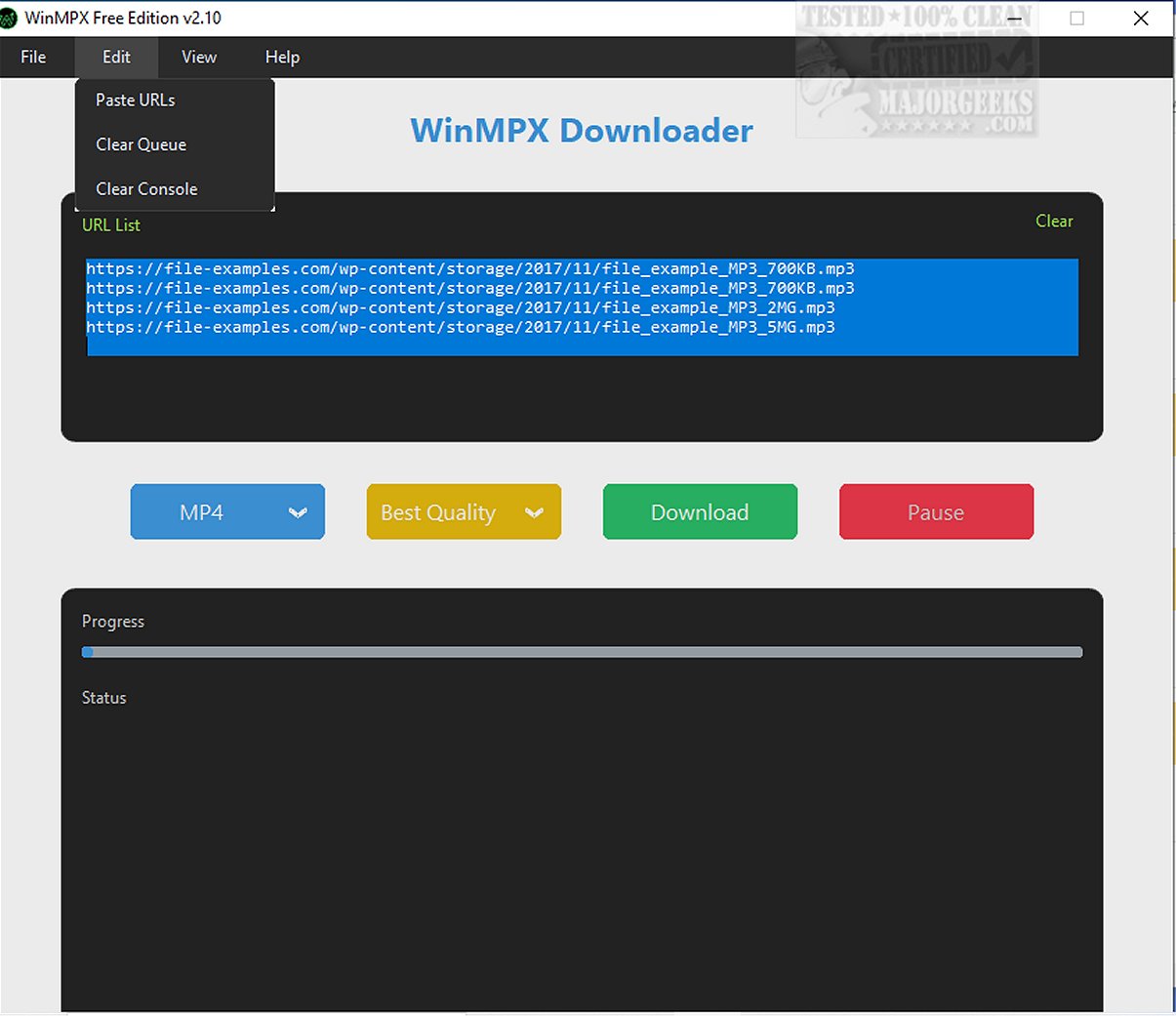 Download WinMPX 2.12 Beta - MajorGeeks