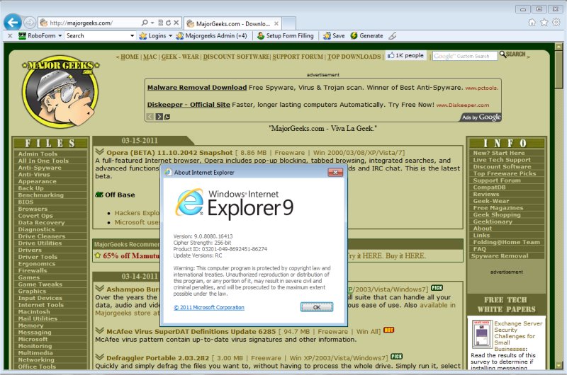 internet explorer 7 download vista