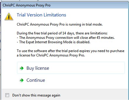 Download Download anonymous proxy ChrisPC Pro