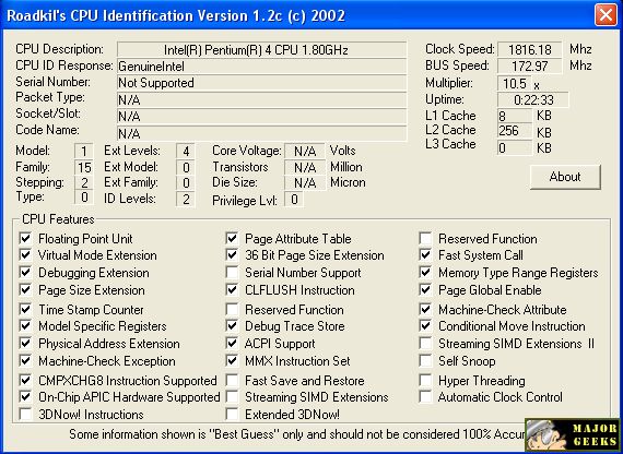 change cpu id