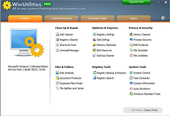 Download WinUtilities - MajorGeeks