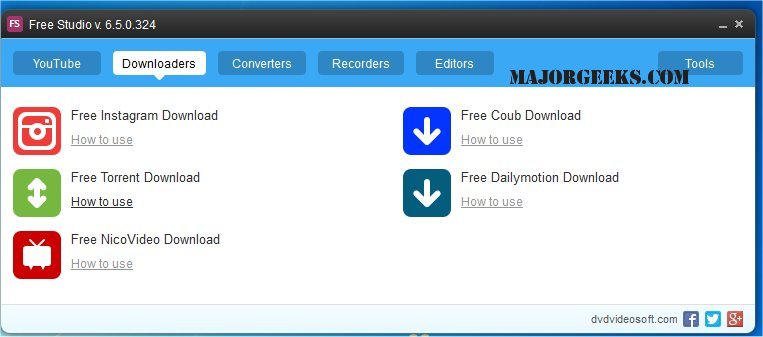 DVDVideoSoft Free Studio Free Download