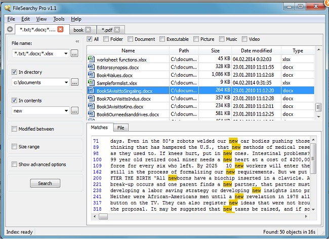 Download FileSearchy 1.43 - MajorGeeks