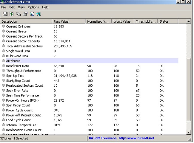 Download DiskSmartView - MajorGeeks